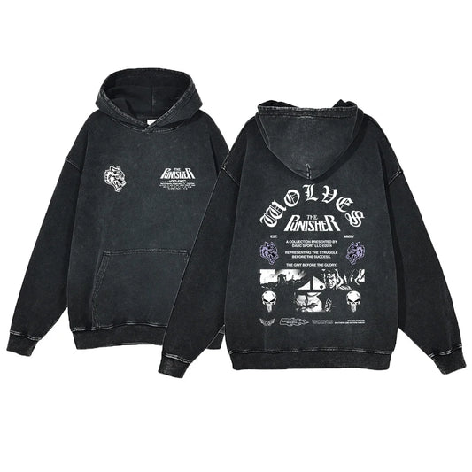Wolves Hoodies Vintage