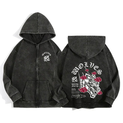 Wolves ZipUp Hoodies