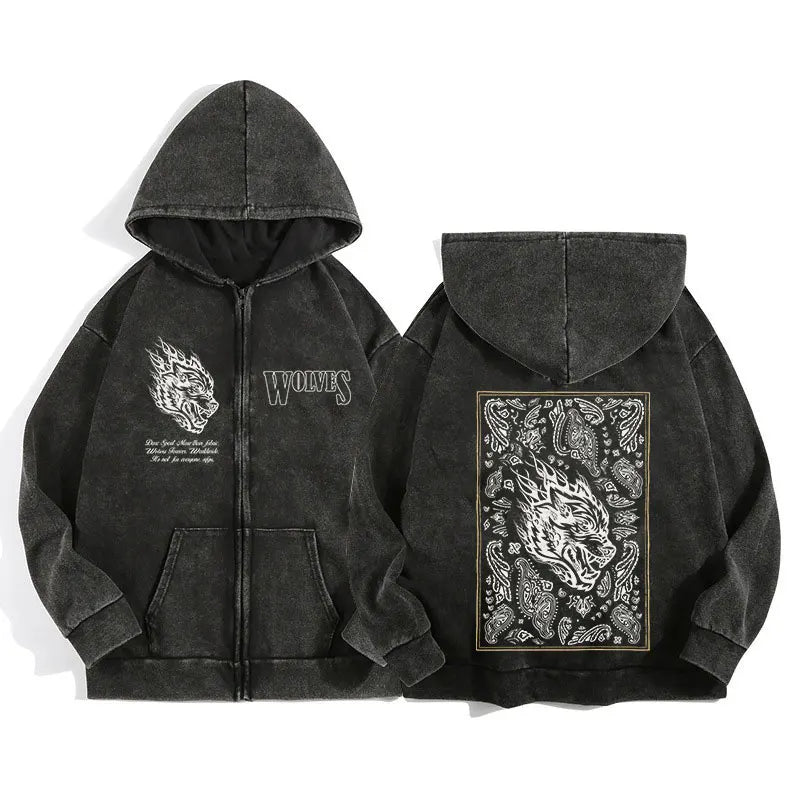 Wolves ZipUp Hoodies