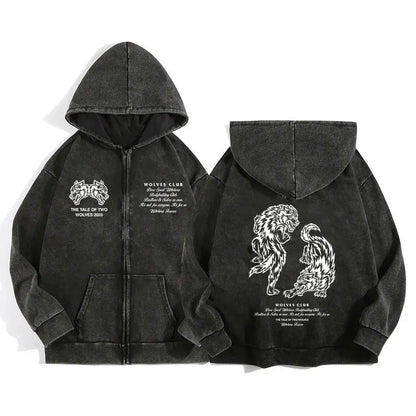 Wolves ZipUp Hoodies