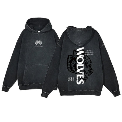 Wolves Hoodies Vintage