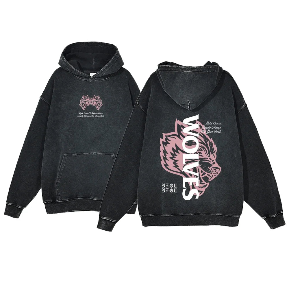 Wolves Hoodies Vintage