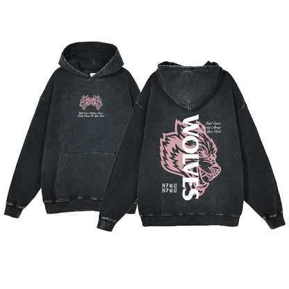 Wolves Hoodies Vintage