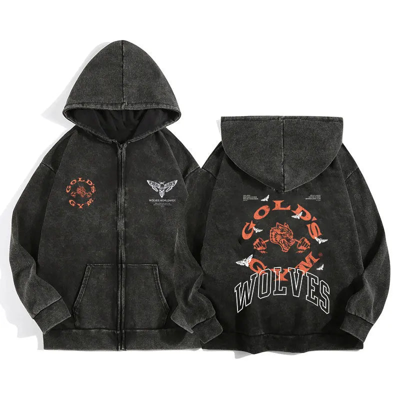 Wolves ZipUp Hoodies