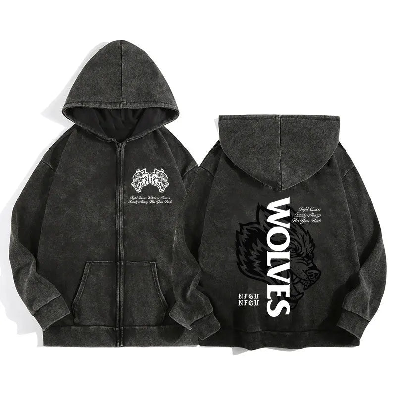 Wolves ZipUp Hoodies