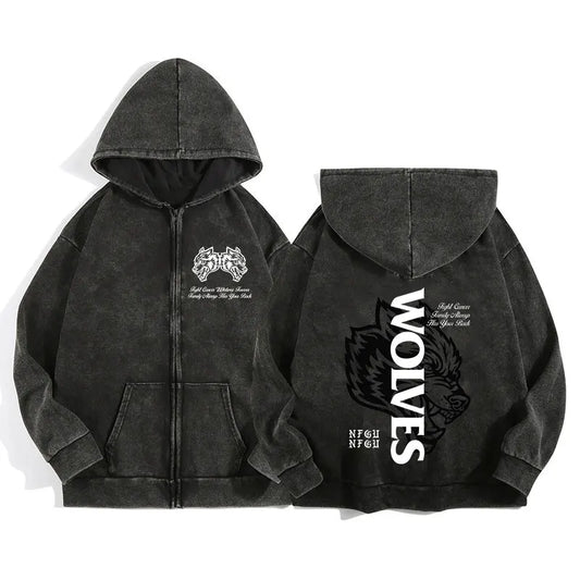 Wolves ZipUp Hoodies