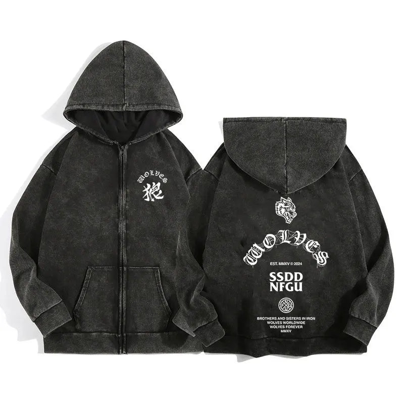 Wolves ZipUp Hoodies