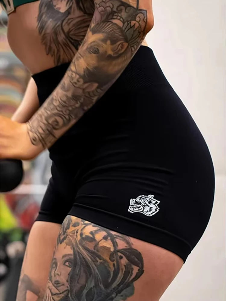 Wolves Woman Gym Tights