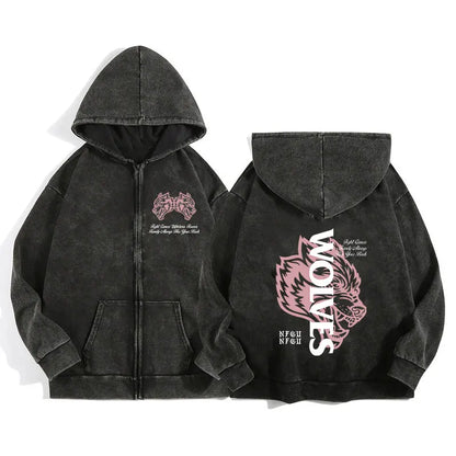 Wolves ZipUp Hoodies