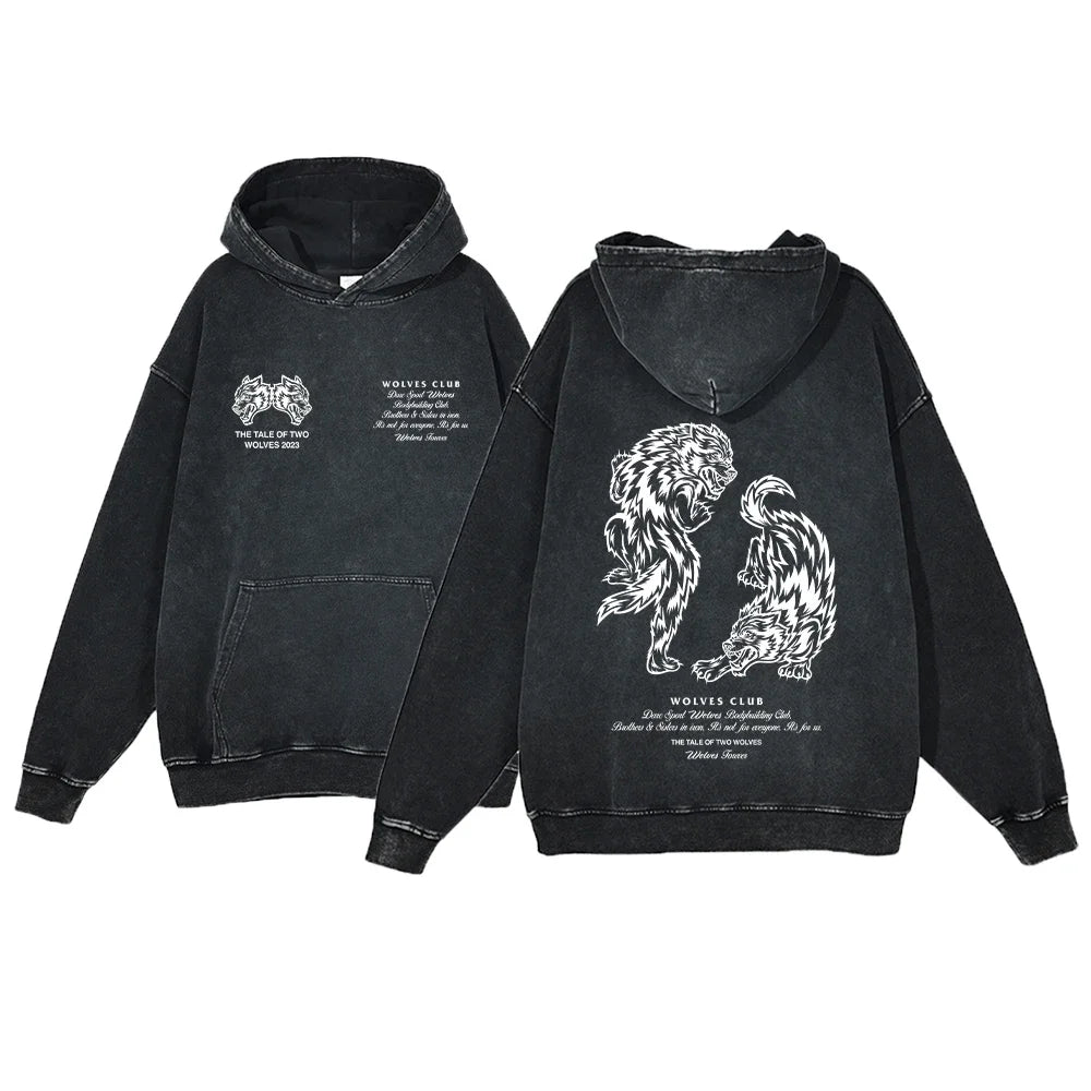 Wolves Hoodies Vintage