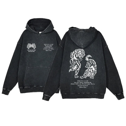 Wolves Hoodies Vintage