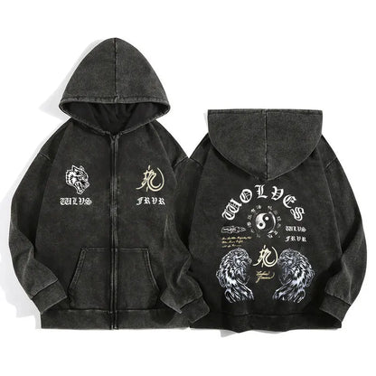 Wolves ZipUp Hoodies